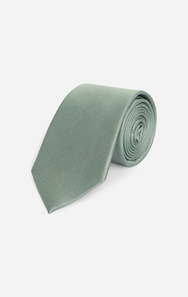 Sage Green Twill Tie